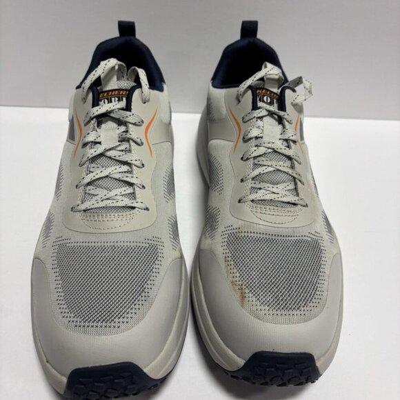 Skechers Men’s Transporter Lite Gray Work Sneakers, Size 11.5 M main image 6